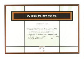 Win Keurzegel De Steenen Beer Cuvee 2006